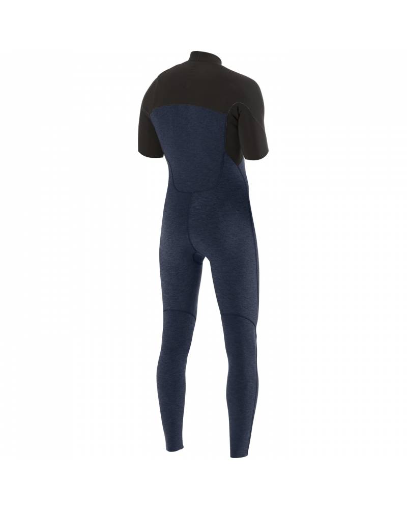 Vissla HIGH SEAS 2/2 short sleeve FULL Wetsuit steamer - NAVAL HEATHER - back