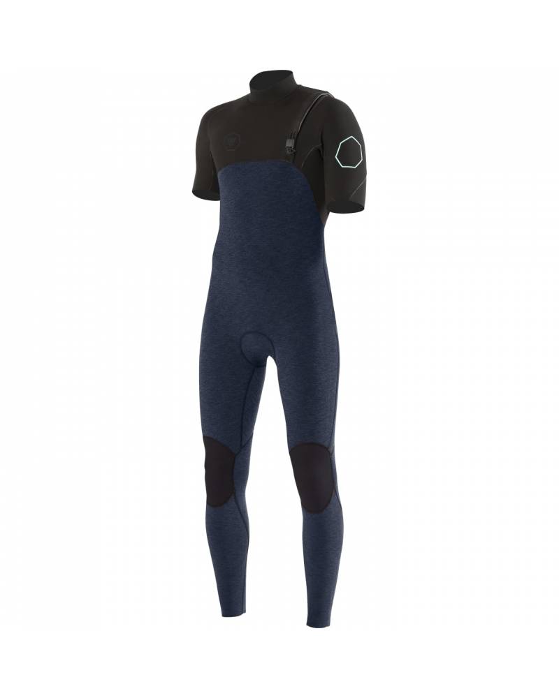 Vissla HIGH SEAS 2/2 short sleeve FULL Wetsuit steamer - NAVAL HEATHER