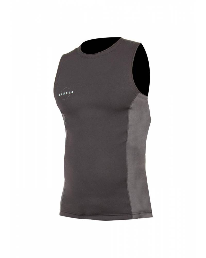 Vissla High Seas II 1mm Vest - Charcoal fron