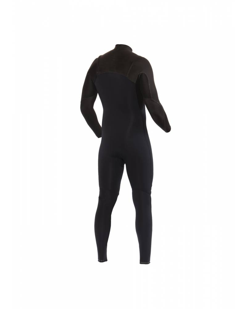 High Seas II 3/2 Chest Zip Wetsuit - Stealth back