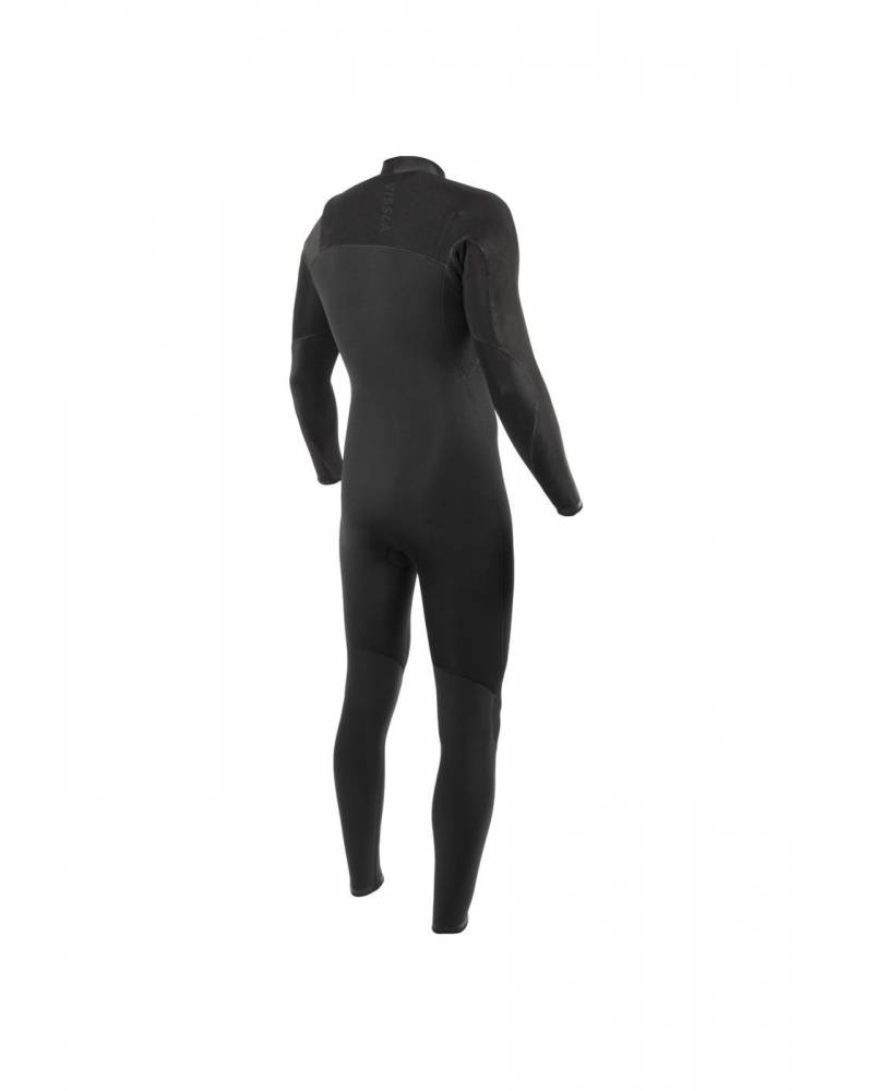 Vissla High Seas II 4/3 Chest Zip Wetsuit - Stealth back