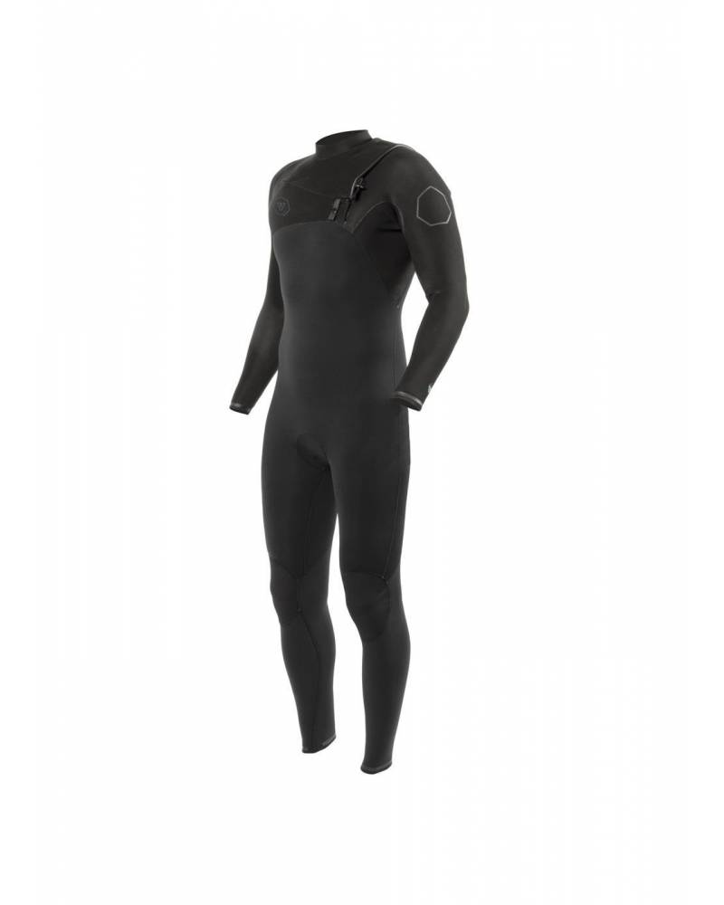 Vissla High Seas II 4/3 Chest Zip Wetsuit - Stealth front