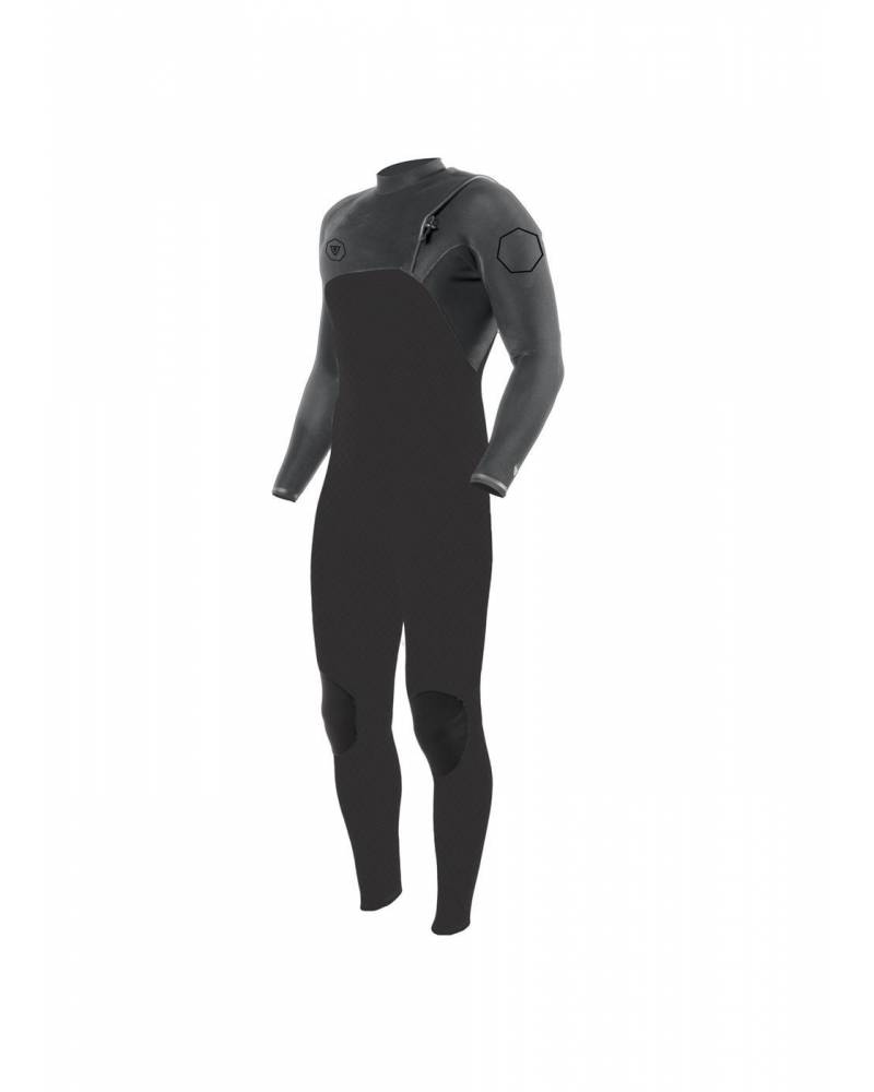 Vissla High Seas II 4/3 No Zip Wetsuit - Charcoal  front