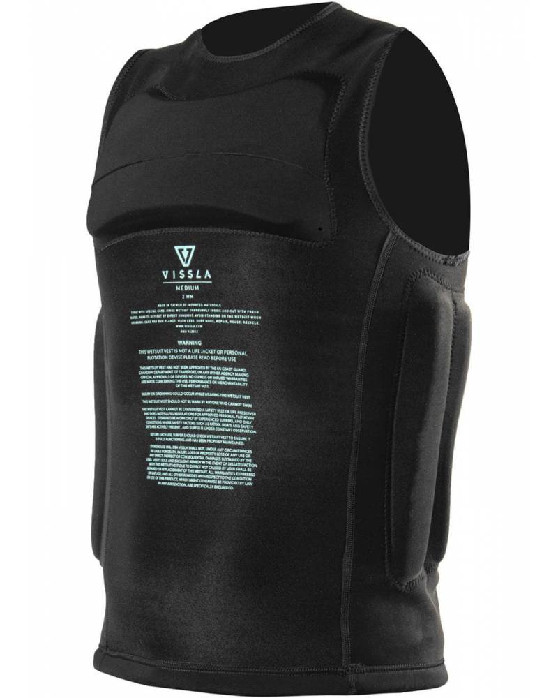 Vissla Impact 1.5mm Wetsuit Vest - Black - Inner