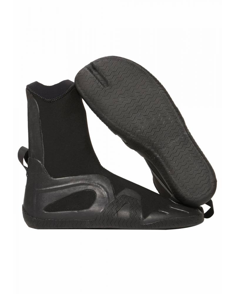 Vissla Seven Seas 3mm Split Toe Booties - Black