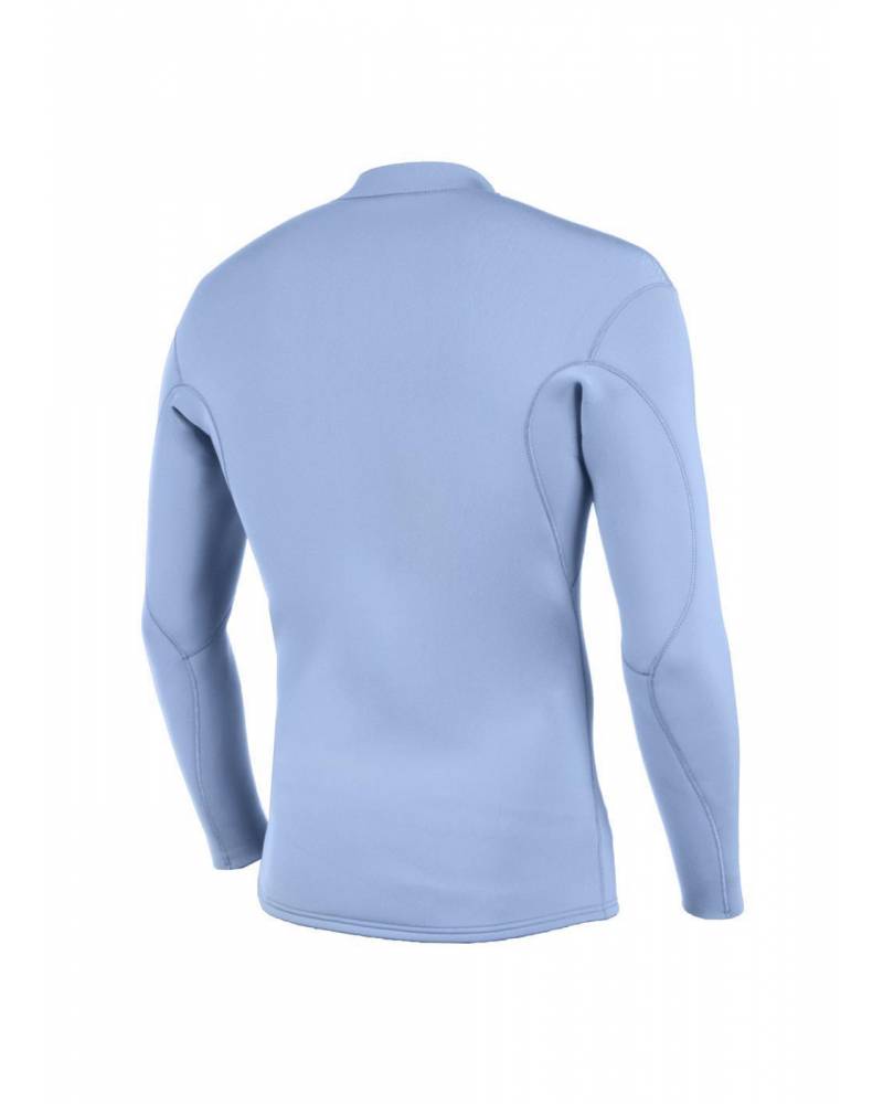 Vissla Solid Sets 2mm Front Zip Jacket - Harbor Blue - back