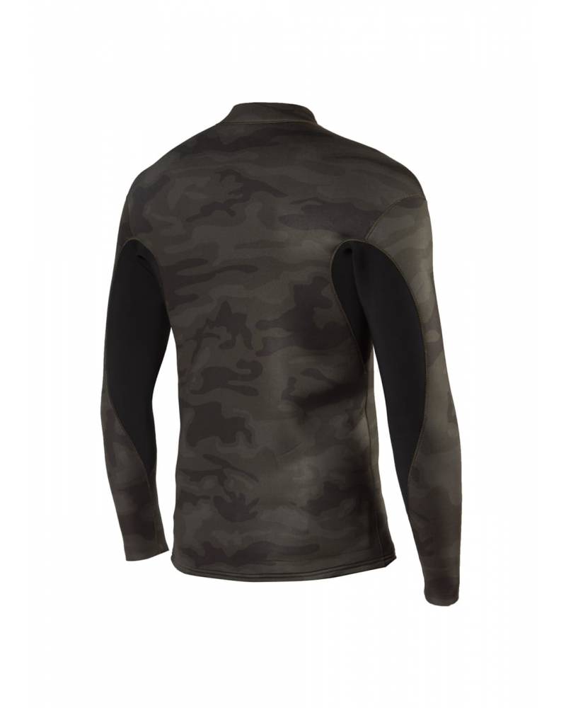 Vissla 2mm Solid Sets Wetsuit Jacket - Camo - back