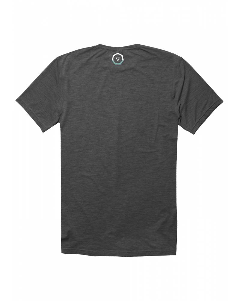 Vissla The Trip S/S - Black Heather - Back