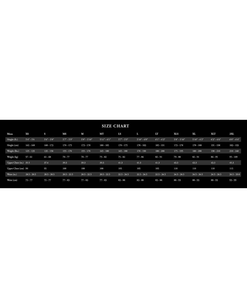 Vissla Wetsuit Size Chart