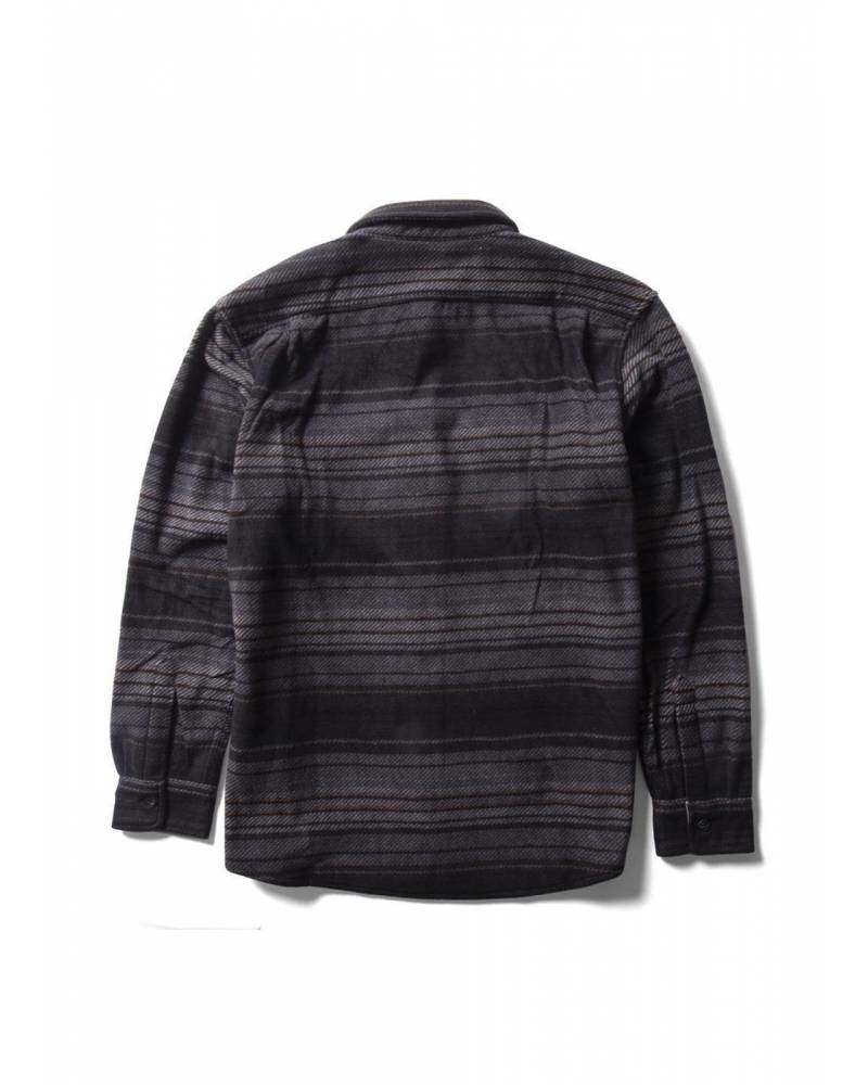 Vissla Eco-zy Ls Polar Flannel - Charcoal