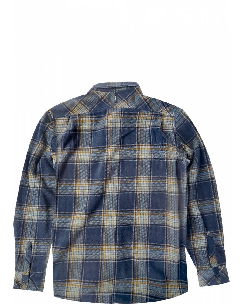 Eco-zy Ls Polar Flannel - Dark Denim 