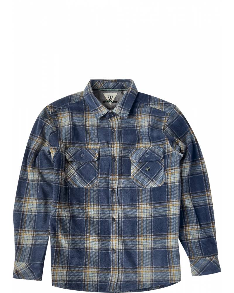 Eco-zy Ls Polar Flannel - Dark Denim 