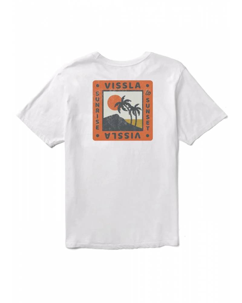 Sunrise Ss Organic Tee - White