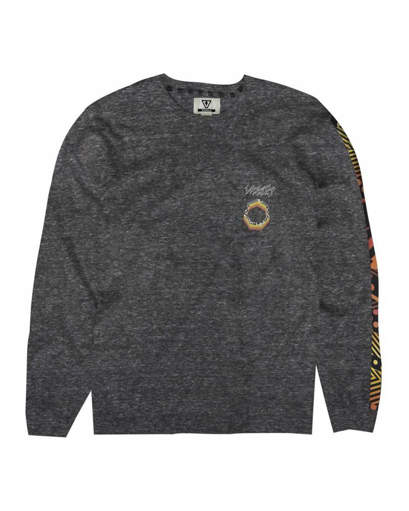 Woodside Ls Tee - Black Heather 