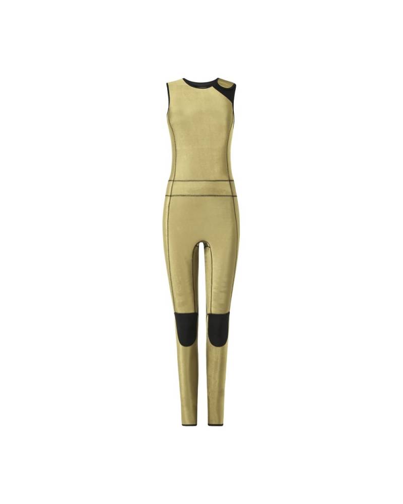 Wallien Long Jane Wetsuit - Silky Gold front
