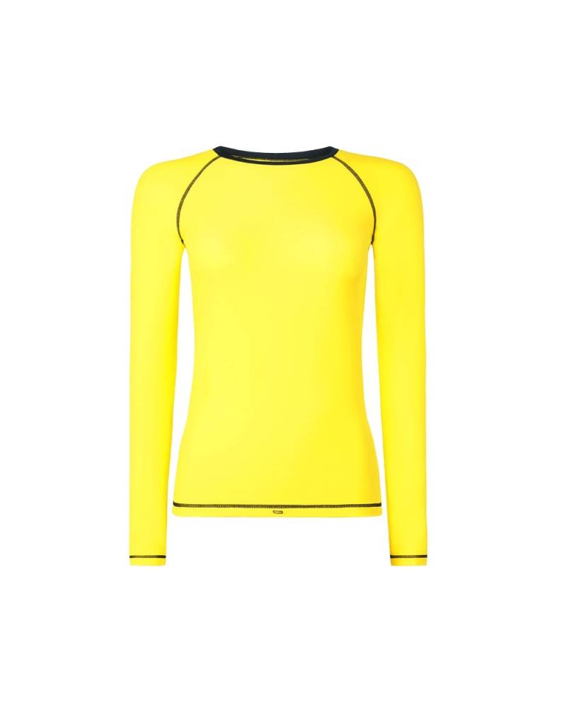 Wallien Rash Vest - Canary Yellow front