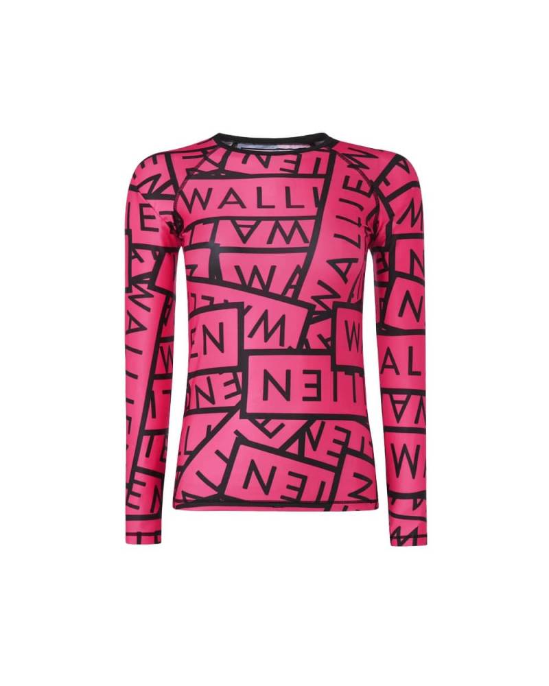 Wallien Rash Vest - Hot Pink front