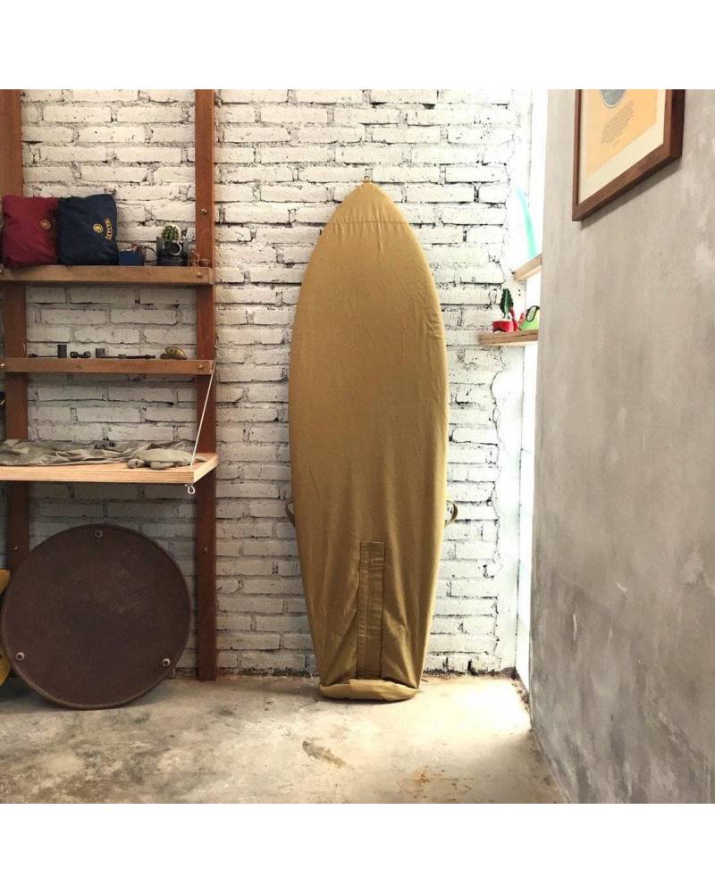 Roll-Bottom Canvas Surfboard Cover - Sand