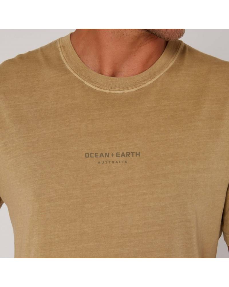Washed Priority Tee - Sand