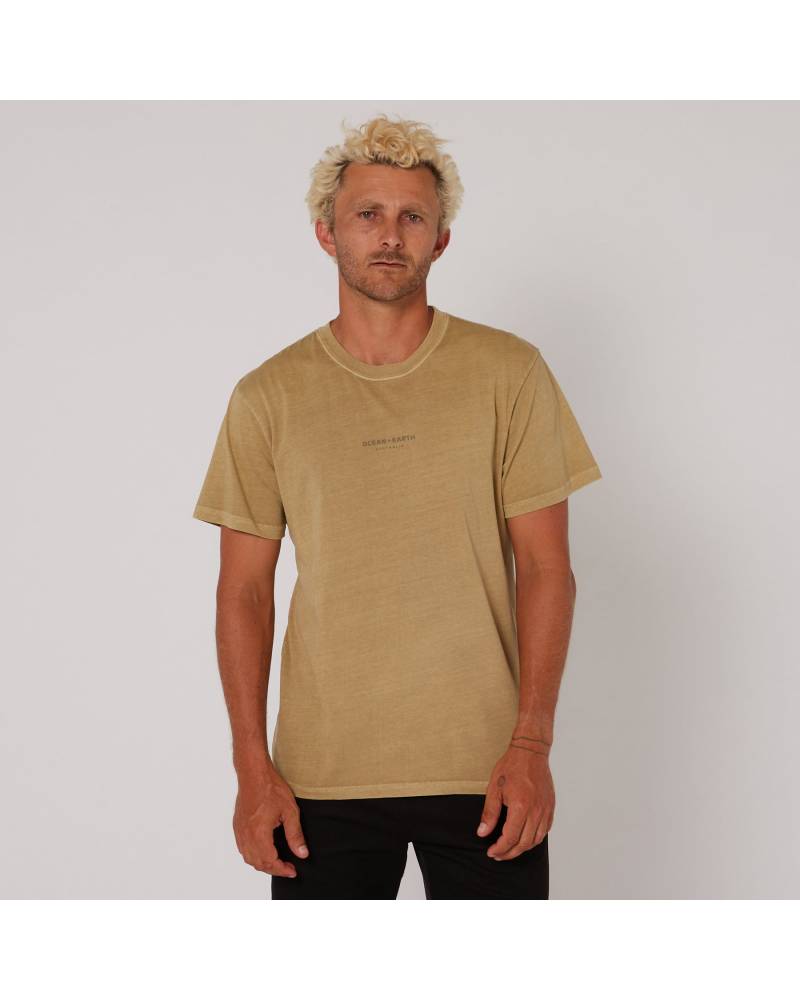 Washed Priority Tee - Sand