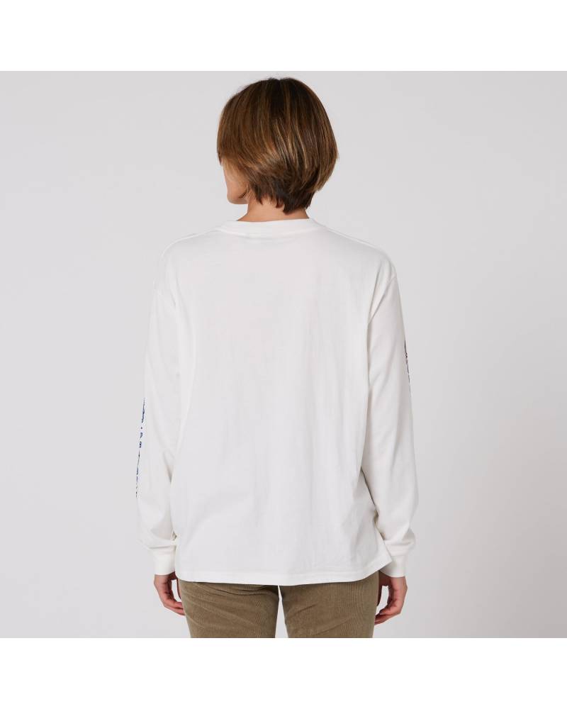 Womens Tribal LS Tee - Off White