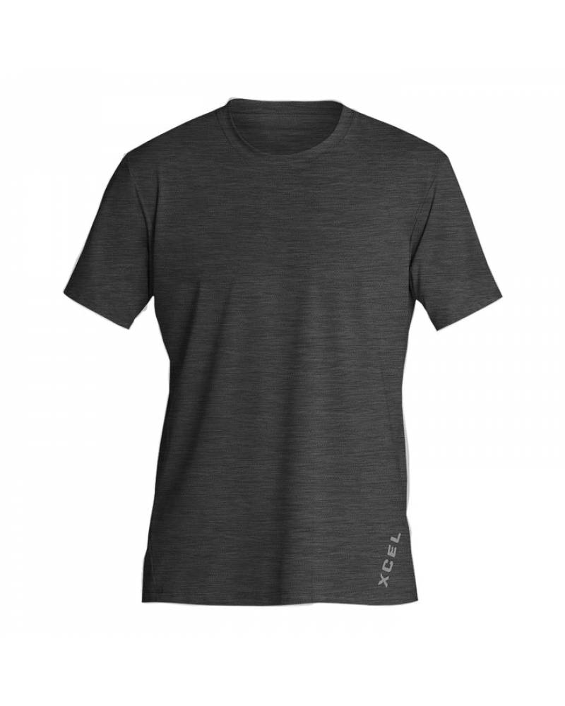 Mens Ventx Short Sleeve Relax Fit UV - Black 