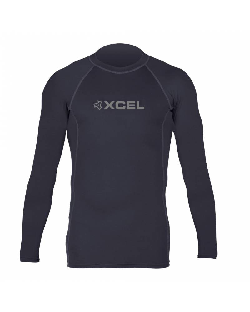 Mens Premium Long Sleeve UV - Black