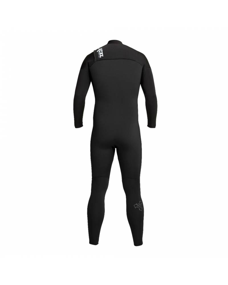 Youth Comp 3/2 Steamer Wetsuit - Black