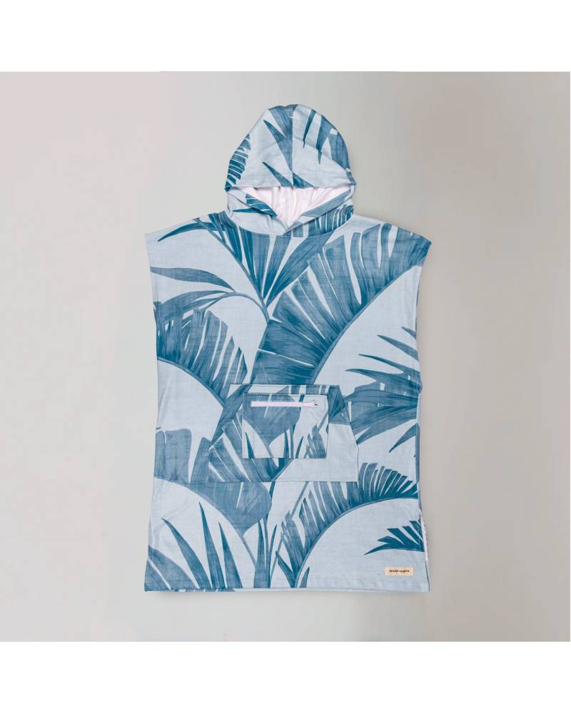 Youth Palm Hooded Poncho