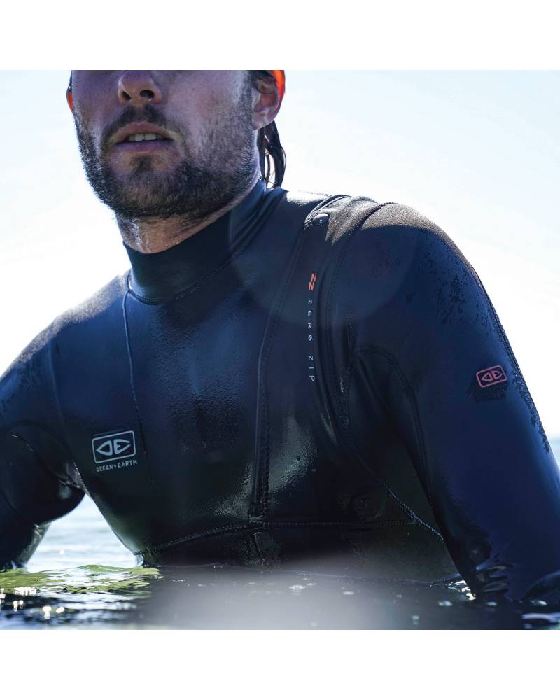 Ocean and Earth Mens Zero Zip Steamer - 4/3mm