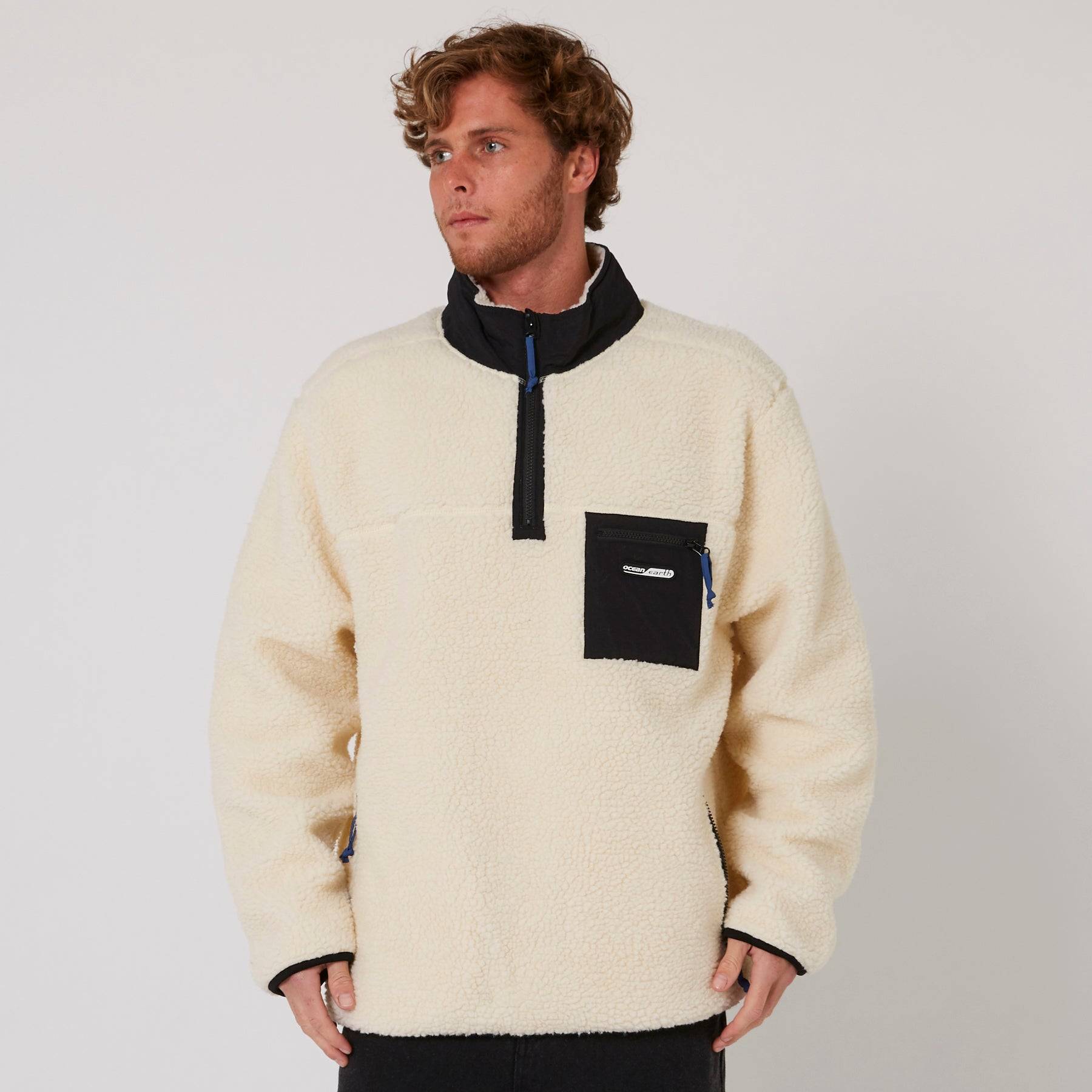 Sweatshirt | Ocean and Earth Reflex Sherpa 1/4 Zip | Boardcave