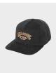 Mens Heritage Snapback Cap - Black