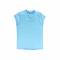 Girls Eclipse Cap Sleeve Rash Vest - Skyblue / 12yr