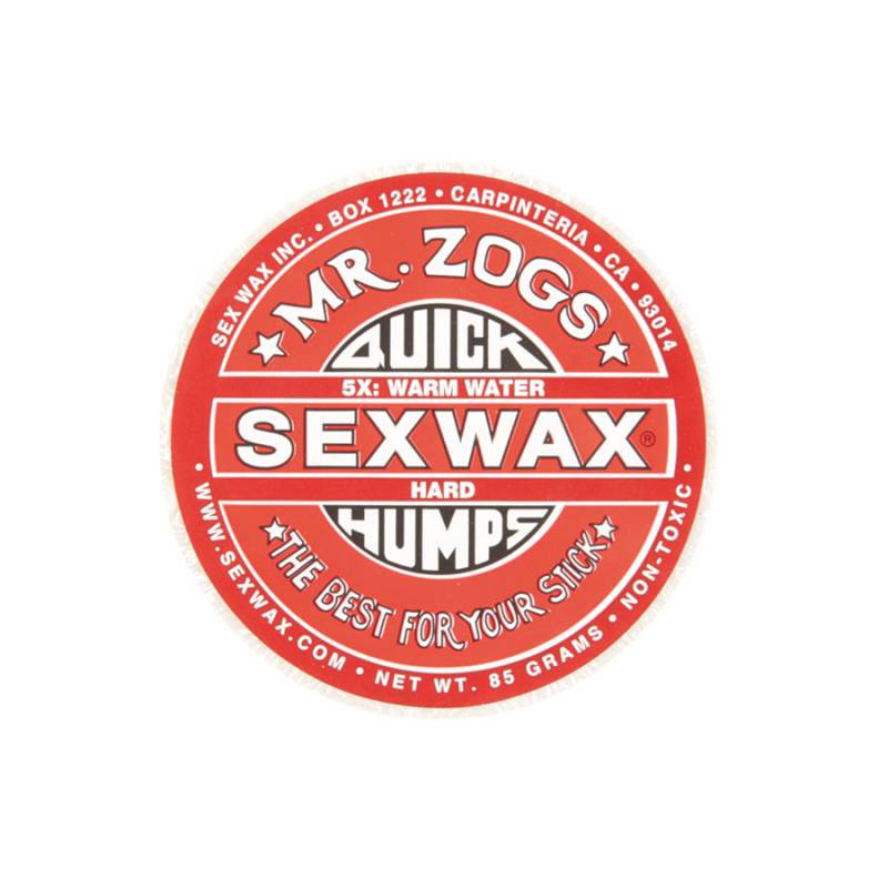 Quick Humps Warm Water Surf Wax by Mr Zogs Sex Wax - red