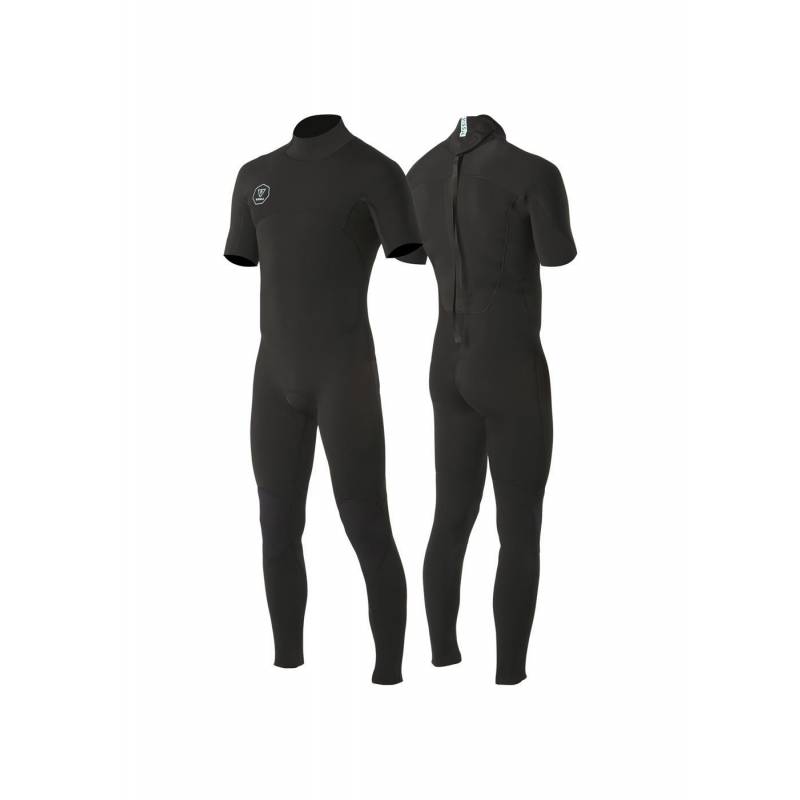 Vissla 7 Seas 2/2 Short Sleeve Steamer Wetsuit - Black