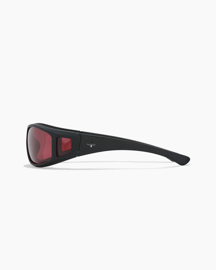 Dragster Sunglasses - Matte Black/Rust Polarised