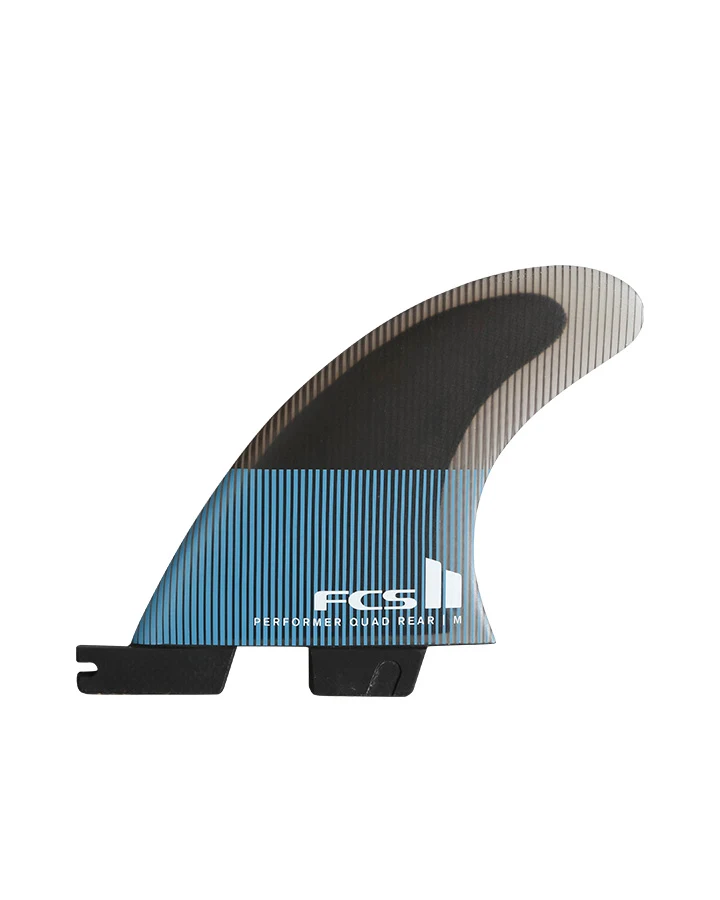 FCS II Performer PC Quad Rear Fins - Tranquil Blue.