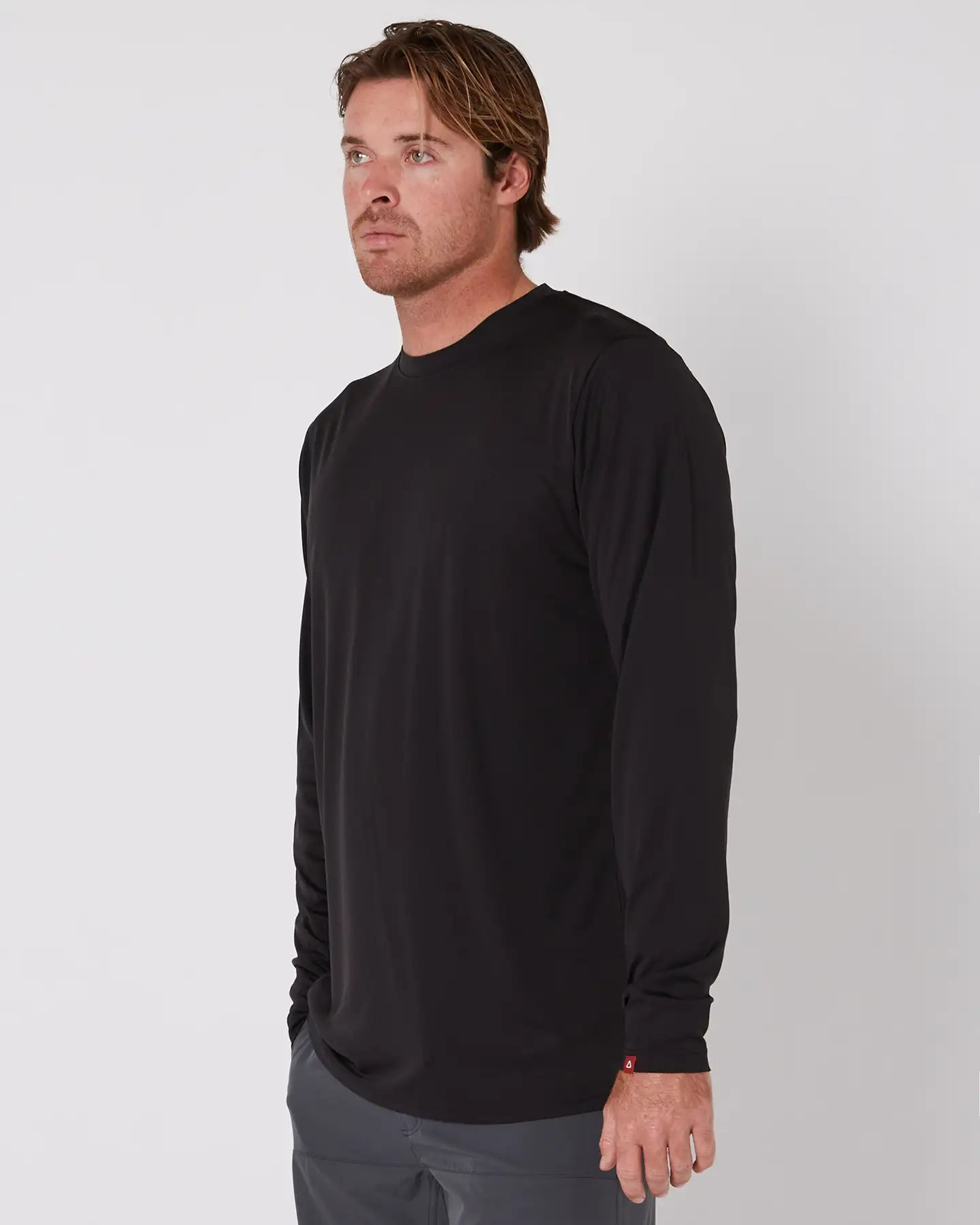 Follow Sun Tee LS - Black
