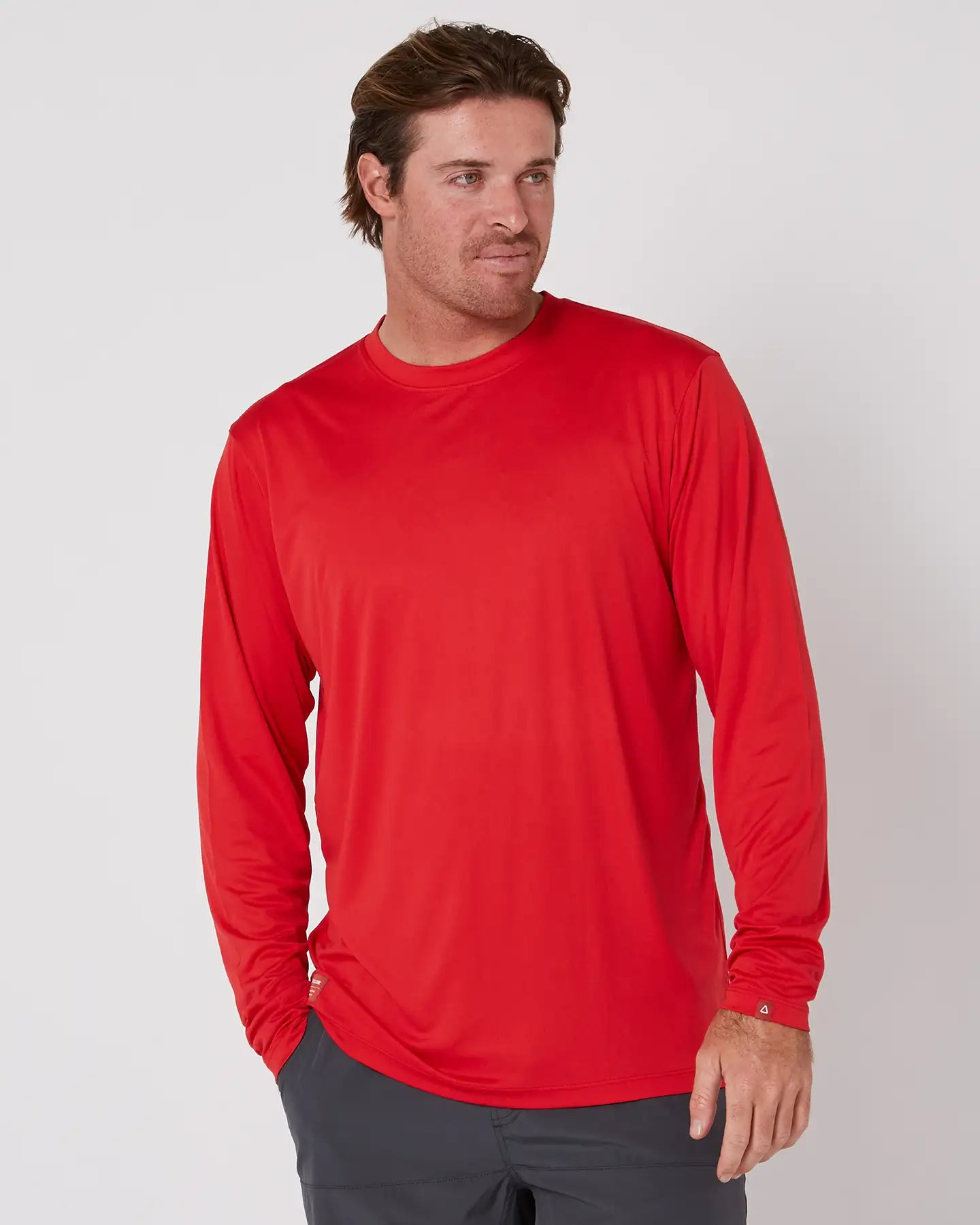 Follow Sun Tee LS - Dirty Red
