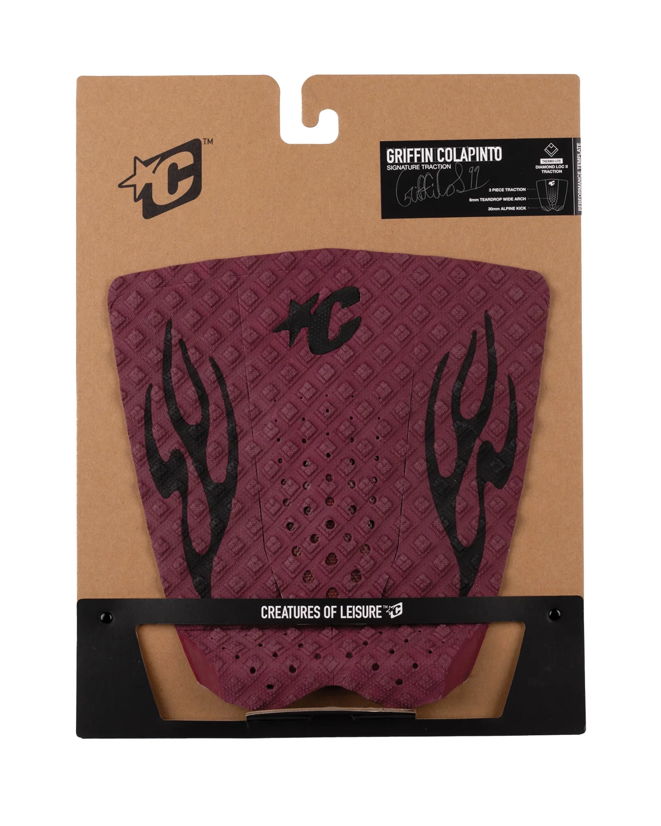 Griffin Colapinto Lite EcoPure® - Dark Rose Black Flames