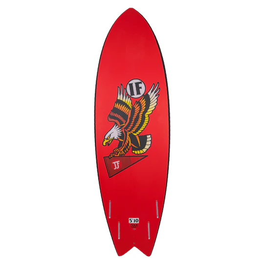 Ivan Florence Fish Softboard - Red/Black