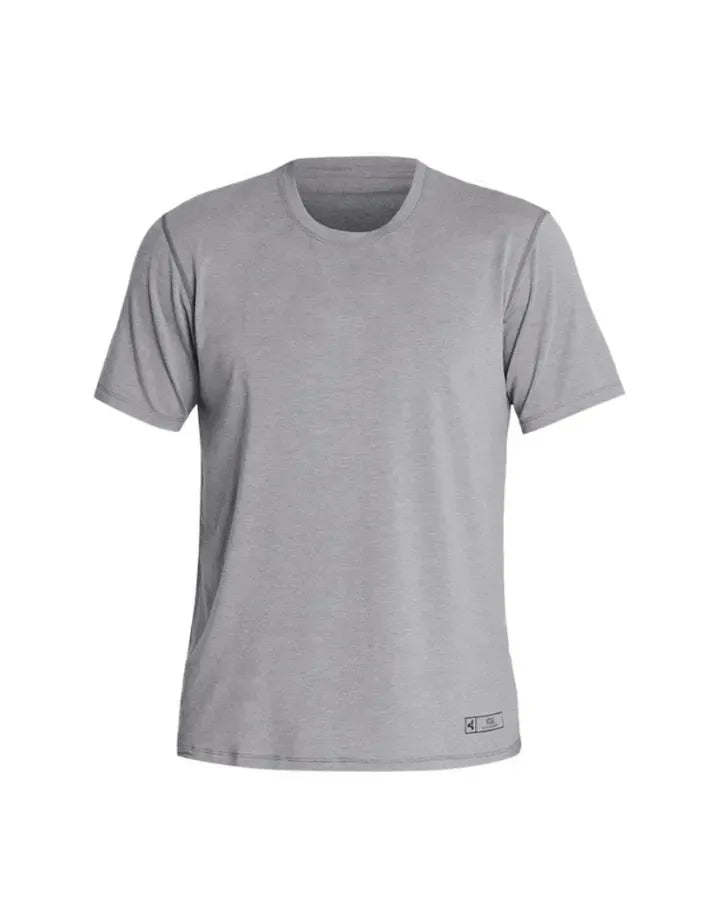 Men's ThreadX Solid Short Sleeve Relaxed Fit Top UV - Silver