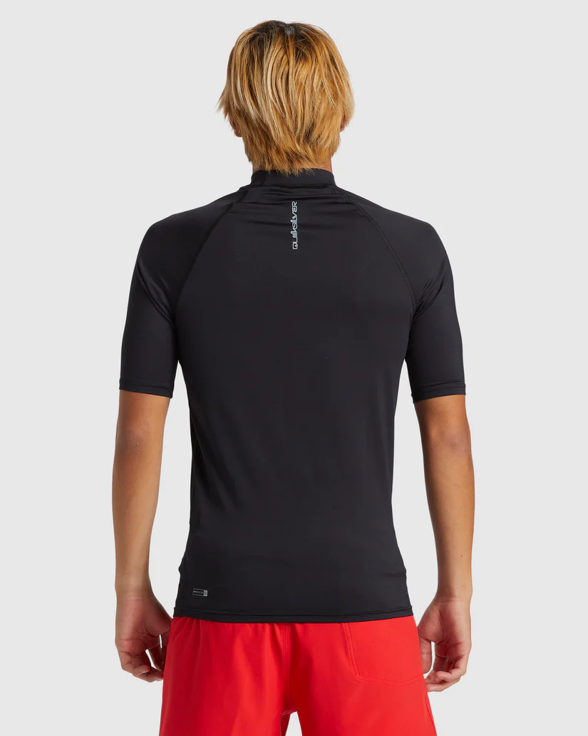 Mens Everyday Short Sleeve UPF 50 Surf T-Shirt - Black