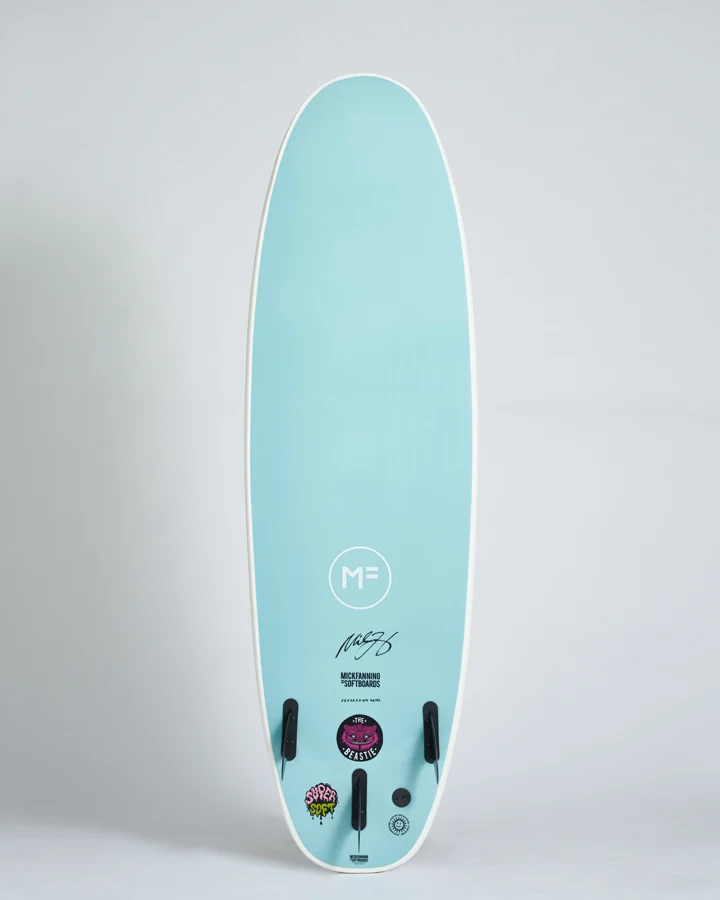Beastie Super Soft 7'6 - White/Teal