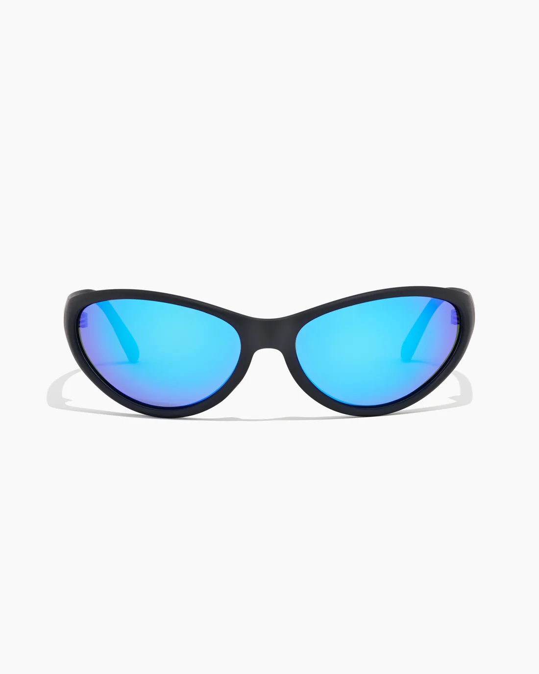 Morphine Sunglasses - Matte Black/Blue Reflective Polarised