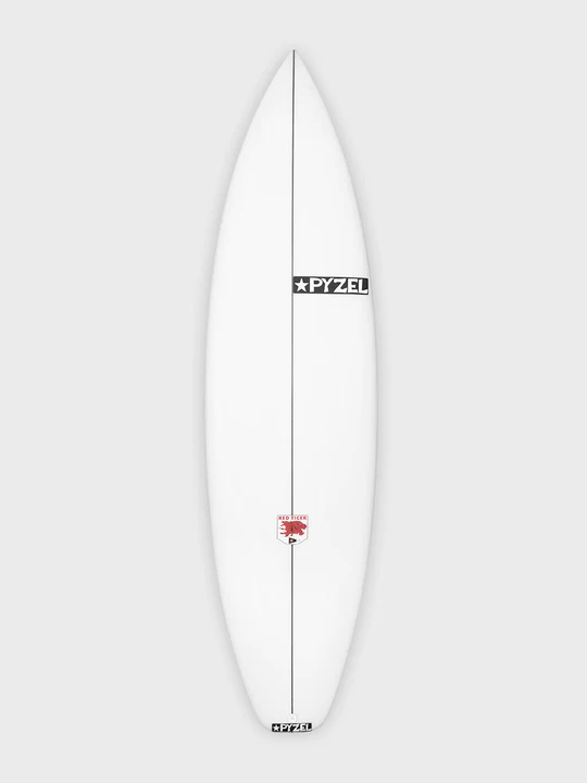 Red Tiger (Pyzel) - 5' 4" x 18 3/8" x 2 1/16" x 22.2L - FCS II