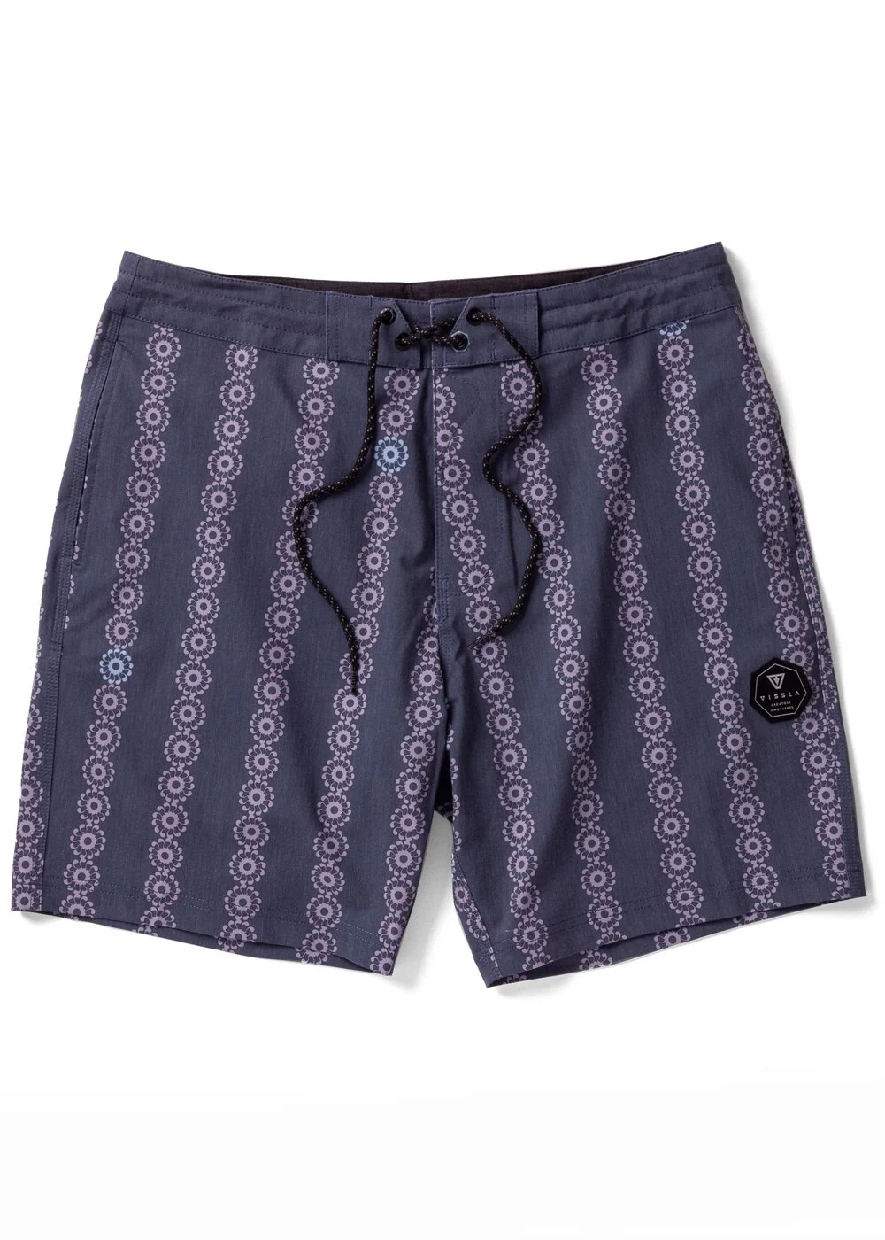Solar Spirals 17.5" Boardshort - Dark Naval 