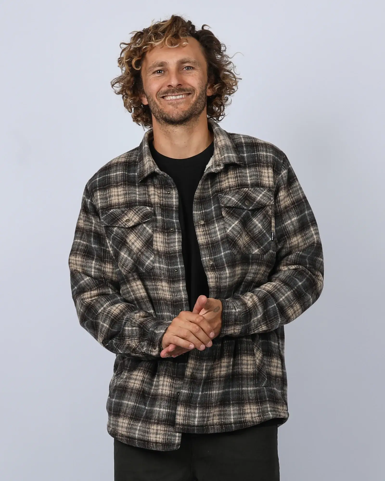 Canyon Sherpa Flannel - Light Char