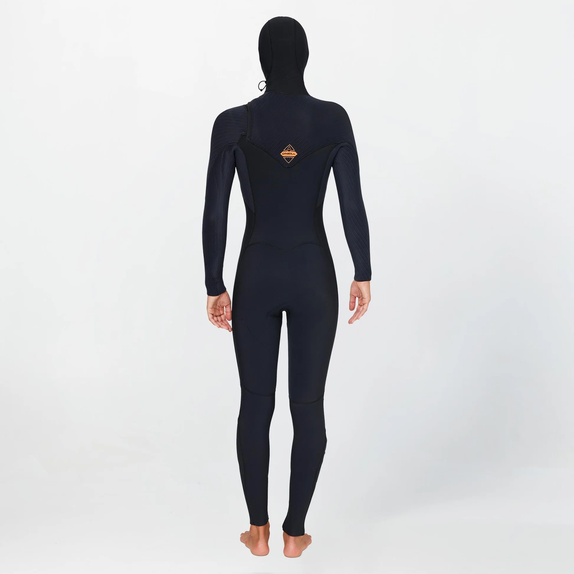 Womens HyperFreak 5.5/4+ Hooded Steamer Chest Zip Wetsuit - Black