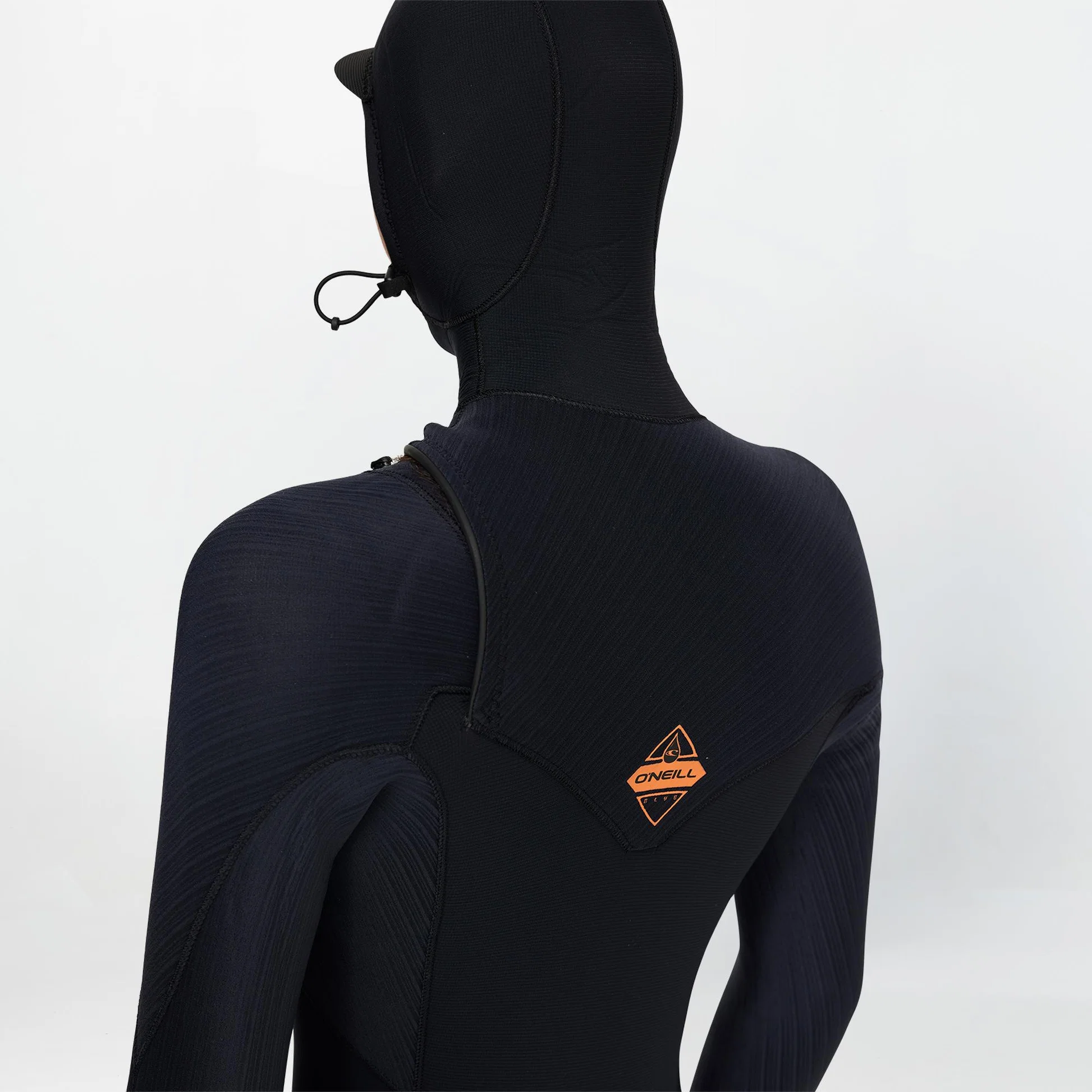 Womens HyperFreak 5.5/4+ Hooded Steamer Chest Zip Wetsuit - Black